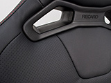 JADE スタイリッシュシートカバー for RECARO SR-S パンチングレザー&レッドステッチ JADE スタイリッシュシートカバー for RECARO SR-S パンチングレザー&レッドステッチ