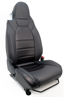 G'BASE ダイハツ コペン LA400K デザインシートカバー ブラック×カーボン