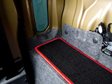 G'BASE ダイハツ ハイゼットジャンボ S500P/S510P リアトレイマット カーペットタイプ/レッド