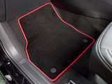 Fire storm Volkswagen Polo プロテクションフロアマット AW系専用 ブラックxレッド
