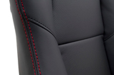 JADE スタイリッシュシートカバー for RECARO SR-3 パンチングレザー＆レッドステッチ