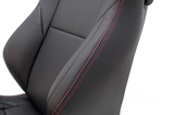 JADE スタイリッシュシートカバー for RECARO SR-7 パンチングレザー＆レッドステッチ