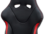 JADE スタイリッシュシートカバー for RECARO RECARO RS-G/RG-GS ブラック×レッドステッチ×レッドライン