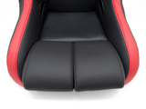 JADE スタイリッシュシートカバー for RECARO RECARO RS-G/RG-GS ブラック×レッドステッチ